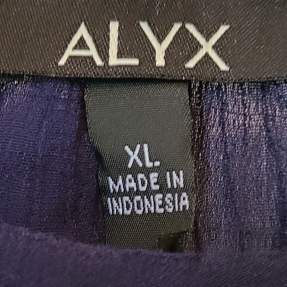(492) ALYX Woman's Blouse, Size: XL Color: Blue - Picture 6 of 9